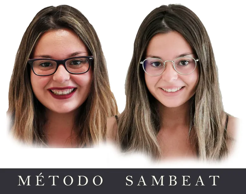 Raquel H. antes y después – Método Sambeat Antes y después de Raquel H. tras realizar el Método Sambeat